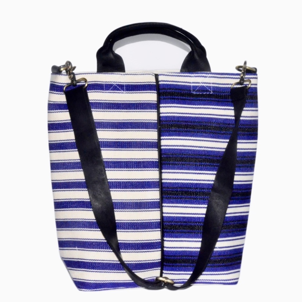 Striped Madeline Tote by Mercado Global